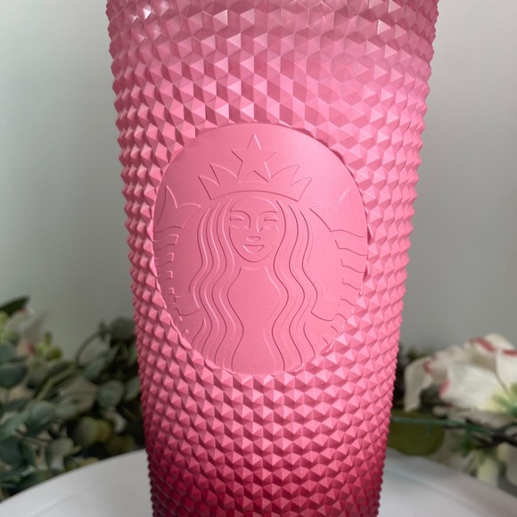 COPY - NEW Starbucks 2022 Waxberry Pink Blush Gradient Bling Cold Cup Tumbler V… - Picture 5 of 9